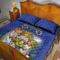 Swedish Glad Midsommar Quilt Bed Set Hade du en bra Midsommar