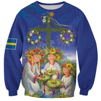 Swedish Glad Midsommar Sweatshirt Hade du en bra Midsommar