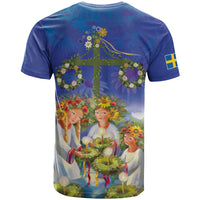 Swedish Glad Midsommar T Shirt Hade du en bra Midsommar