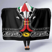 Mexican Trajes Charros Costume Hooded Blanket