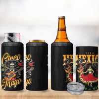 Mexico Cinco de Mayo 4 in 1 Can Cooler Tumbler El Dia de la Batalla de Puebla
