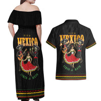 Mexico Cinco de Mayo Couples Matching Off Shoulder Maxi Dress and Hawaiian Shirt El Dia de la Batalla de Puebla