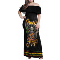 Mexico Cinco de Mayo Family Matching Off Shoulder Maxi Dress and Hawaiian Shirt El Dia de la Batalla de Puebla