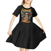 Mexico Cinco de Mayo Kid Short Sleeve Dress El Dia de la Batalla de Puebla