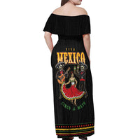 Mexico Cinco de Mayo Off Shoulder Maxi Dress El Dia de la Batalla de Puebla