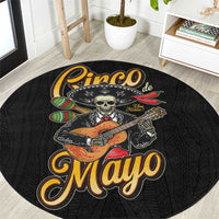 Mexico Cinco de Mayo Round Carpet El Dia de la Batalla de Puebla