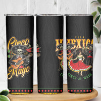 Mexico Cinco de Mayo Skinny Tumbler El Dia de la Batalla de Puebla