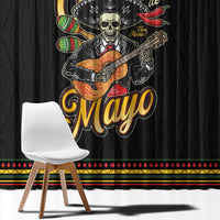 Mexico Cinco de Mayo Window Curtain El Dia de la Batalla de Puebla