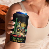 Mexico Cinco de Mayo 4 in 1 Can Cooler Tumbler Viva la Fiesta!