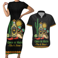 Mexico Cinco de Mayo Couples Matching Short Sleeve Bodycon Dress and Hawaiian Shirt Viva la Fiesta!