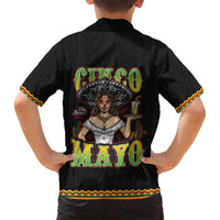 Mexico Cinco de Mayo Family Matching Long Sleeve Bodycon Dress and Hawaiian Shirt Viva la Fiesta!