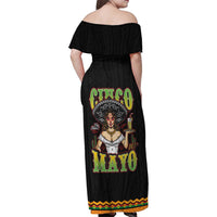 Mexico Cinco de Mayo Family Matching Off Shoulder Maxi Dress and Hawaiian Shirt Viva la Fiesta!