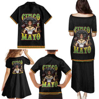 Mexico Cinco de Mayo Family Matching Puletasi and Hawaiian Shirt Viva la Fiesta!