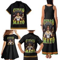 Mexico Cinco de Mayo Family Matching Tank Maxi Dress and Hawaiian Shirt Viva la Fiesta!
