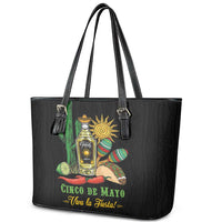 Mexico Cinco de Mayo Leather Tote Bag Viva la Fiesta!