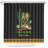 Mexico Cinco de Mayo Shower Curtain Viva la Fiesta!