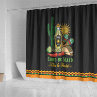 Mexico Cinco de Mayo Shower Curtain Viva la Fiesta!