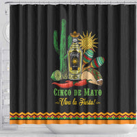 Mexico Cinco de Mayo Shower Curtain Viva la Fiesta!