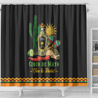 Mexico Cinco de Mayo Shower Curtain Viva la Fiesta!