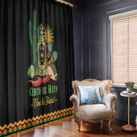 Mexico Cinco de Mayo Window Curtain Viva la Fiesta!