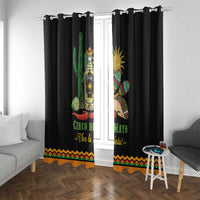 Mexico Cinco de Mayo Window Curtain Viva la Fiesta!