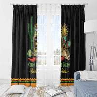Mexico Cinco de Mayo Window Curtain Viva la Fiesta!