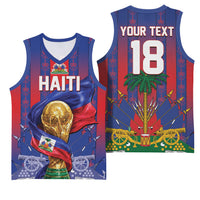 Custom Haiti Football 2026 Basketball Jersey Les Grenadiers Voodoo Veve Pride