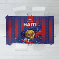 Haiti Football 2026 Tablecloth Les Grenadiers Voodoo Veve Pride