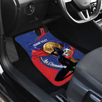 Personalized Haiti Football Champions Car Mats National Pride Gold Trophy