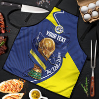 Personalized Curacao Football 2026 Apron Rise of Caribbean Pride