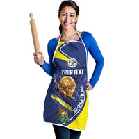 Personalized Curacao Football 2026 Apron Rise of Caribbean Pride