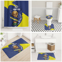 Personalized Curacao Football 2026 Bathroom Set Rise of Caribbean Pride