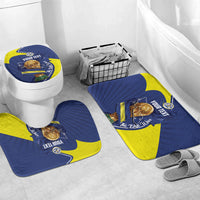 Personalized Curacao Football 2026 Bathroom Set Rise of Caribbean Pride