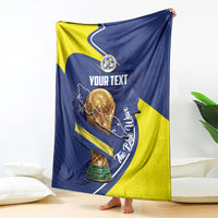 Personalized Curacao Football 2026 Blanket Rise of Caribbean Pride