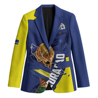 Personalized Curacao Football 2026 Blazer Rise of Caribbean Pride