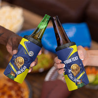 Personalized Curacao Football 2026 4 in 1 Can Cooler Tumbler Rise of Caribbean Pride