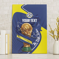 Personalized Curacao Football 2026 Canvas Wall Art Rise of Caribbean Pride