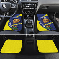 Personalized Curacao Football 2026 Car Mats Rise of Caribbean Pride
