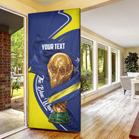 Personalized Curacao Football 2026 Door Cover Rise of Caribbean Pride
