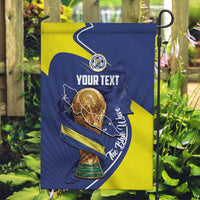 Personalized Curacao Football 2026 Garden Flag Rise of Caribbean Pride