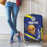 Personalized Curacao Football 2026 Luggage Cover Rise of Caribbean Pride