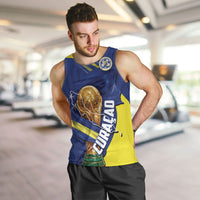 Personalized Curacao Football 2026 Men Tank Top Rise of Caribbean Pride