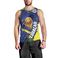 Personalized Curacao Football 2026 Men Tank Top Rise of Caribbean Pride