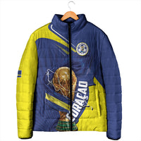 Personalized Curacao Football 2026 Padded Jacket Rise of Caribbean Pride