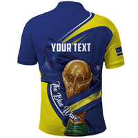 Personalized Curacao Football 2026 Polo Shirt Rise of Caribbean Pride