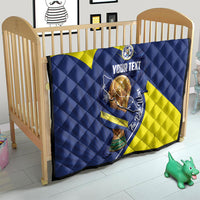 Personalized Curacao Football 2026 Quilt Rise of Caribbean Pride