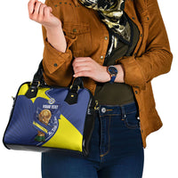 Personalized Curacao Football 2026 Shoulder Handbag Rise of Caribbean Pride