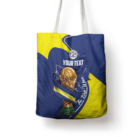 Personalized Curacao Football 2026 Tote Bag Rise of Caribbean Pride