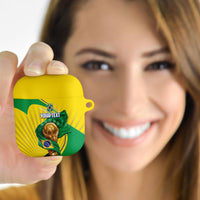 Personalized Brazil Football 2026 AirPods Case Born for Glory Let Champions Rise