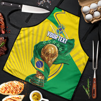 Personalized Brazil Football 2026 Apron Born for Glory Let Champions Rise